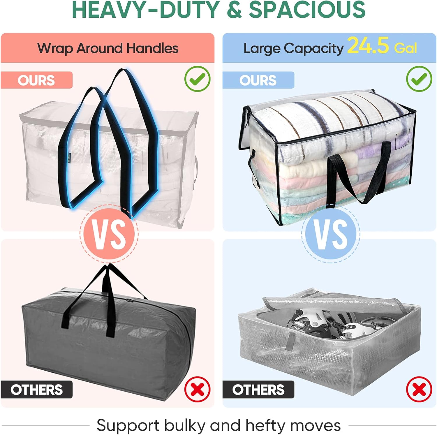 Handy Oversized Travel Totes